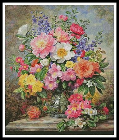 June Flowers In Radiance - Artecy Cross Stitch