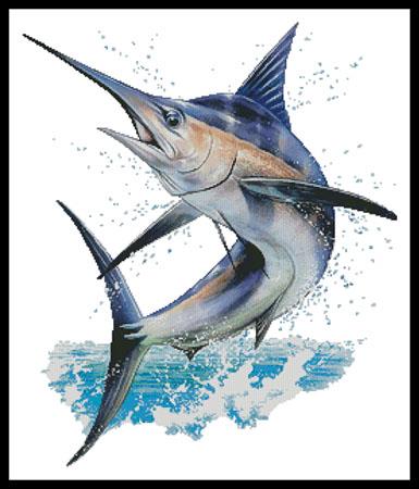 Marlin Painting - Artecy Cross Stitch