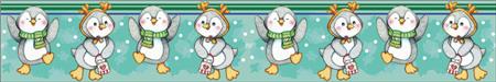 Penguin Border - Charting Creations