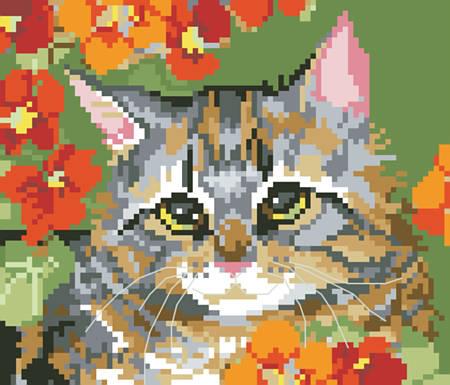 Garden Tabby Big Stitch - Kooler Design Studio