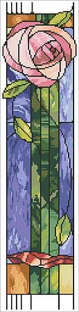 Stained Glass Rose - Kooler Design Studio