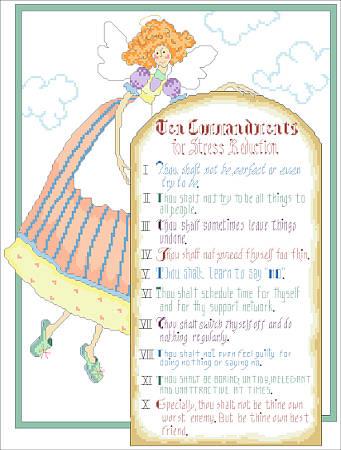 Ten Commandments For Stress Reduction - Kooler Design Studio