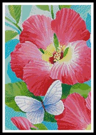 Butterfly Violet (Crop) - Artecy Cross Stitch