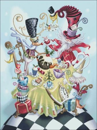 Festive Mad Hatter - Charting Creations