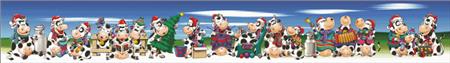 Christmas Cows - Charting Creations