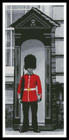 London Grenadier Guard (Crop) - Artecy Cross Stitch