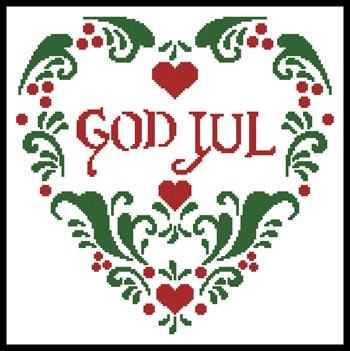 God Jul - Artecy Cross Stitch