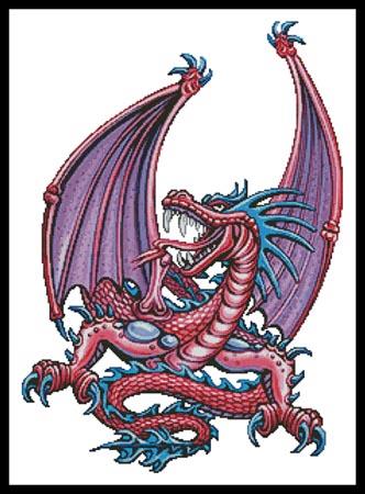 Pink Dragon - Artecy Cross Stitch