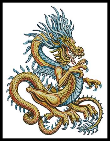 Yellow Dragon - Artecy Cross Stitch