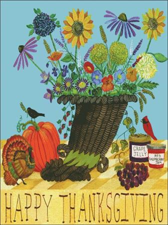 Happy Thanksgiving - Charting Creations