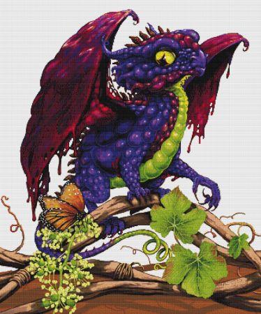 Grape Jelly Dragon by Stanley Morrison - Paine Free Crafts