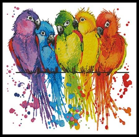 Colourful Birds - Artecy Cross Stitch