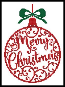 Christmas Bauble 1 - Artecy Cross Stitch