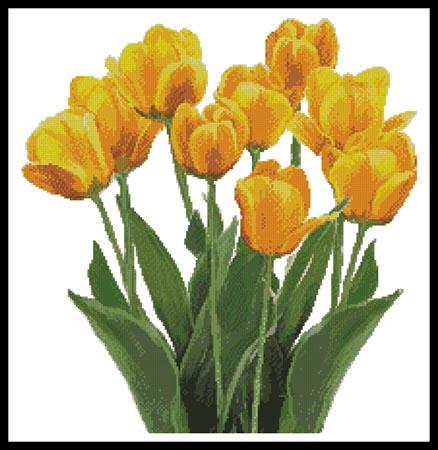 Yellow Tulips - Artecy Cross Stitch