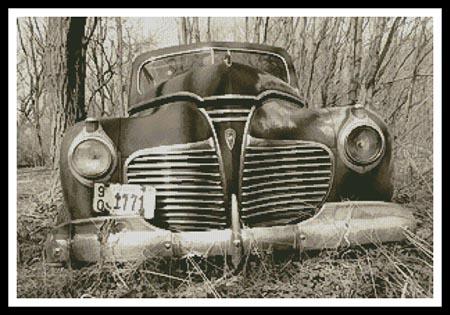 Old Car (Sepia) - Artecy Cross Stitch