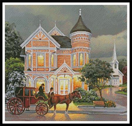 Rainy Afternoon (Crop) - Artecy Cross Stitch