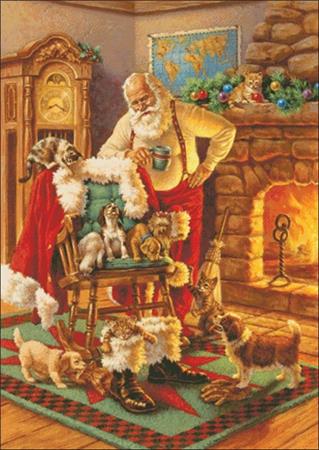 Santa And Friends - Charting Creations