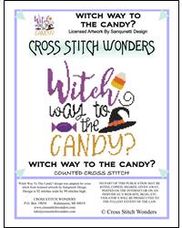 Witch Way To The Candy? - Cross Stitch Wonders