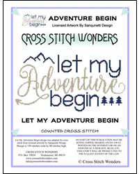 Let My Adventure Begin - Cross Stitch Wonders
