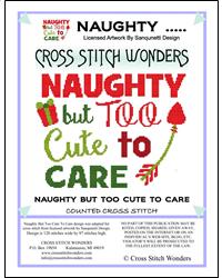 Naughty But Too Cute To Care - Cross Stitch Wonders