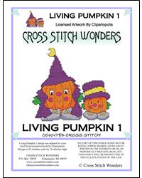 Living Pumpkin 1 - Cross Stitch Wonders