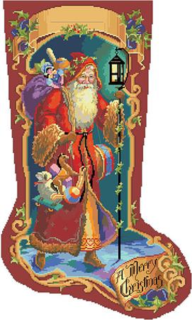 Father Christmas Stocking - Kooler Design Studio