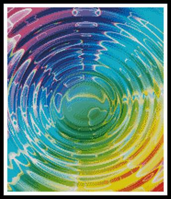 Colourful Waves (Crop) - Artecy Cross Stitch