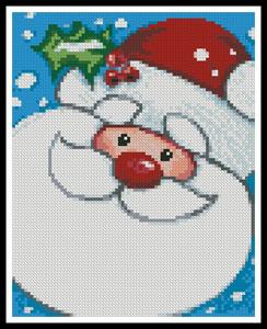 Mini Jolly Santa - Artecy Cross Stitch