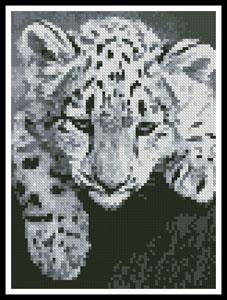 Mini Snow Leopard - Artecy Cross Stitch