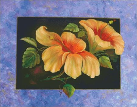 Yellow Hibiscus - Charting Creations