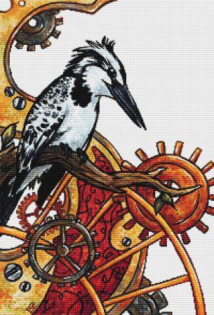 Clockwork Kingfisher by Beth Zyglowicz - Paine Free Crafts