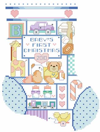 Baby Boy’s Christmas Stocking - Kooler Design Studio