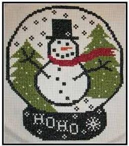 Ho Ho Snowglobe - Stitcherhood