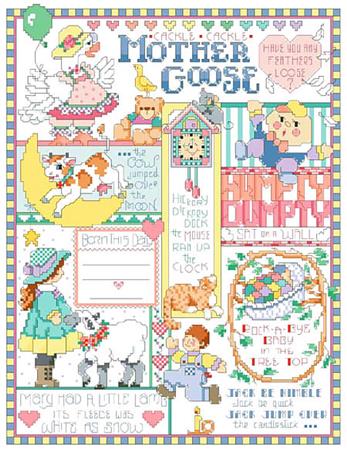Mother Goose Birth Record - Kooler Design Studio
