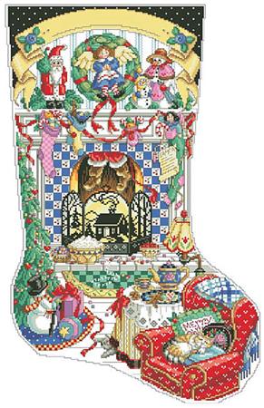 Cozy Christmas Stocking - Kooler Design Studio