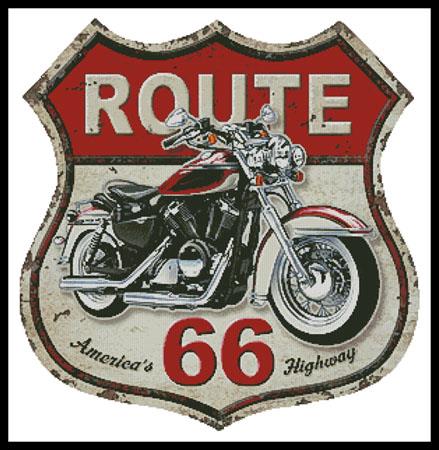 Route 66 - Artecy Cross Stitch