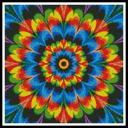 Kaleidoscope 1 (Crop) - Artecy Cross Stitch