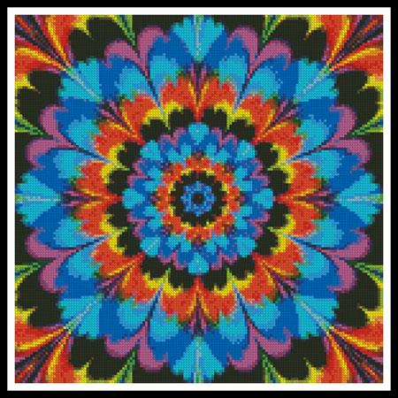 Kaleidoscope 2 (Crop) - Artecy Cross Stitch