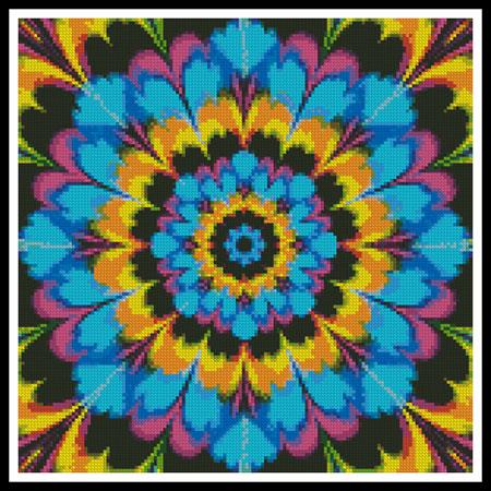 Kaleidoscope 3 (Crop) - Artecy Cross Stitch