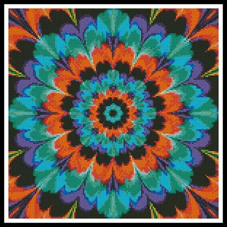 Kaleidoscope 4 (Crop) - Artecy Cross Stitch