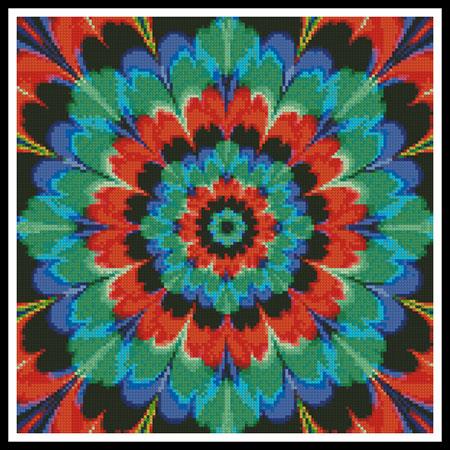 Kaleidoscope 5 (Crop) - Artecy Cross Stitch