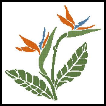 Little Bird Of Paradise 2 - Artecy Cross Stitch
