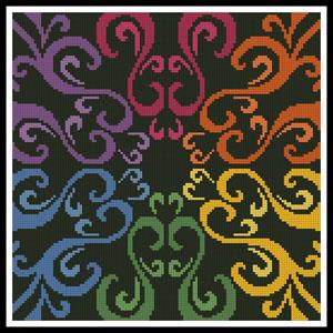 Mini Rainbow Square - Artecy Cross Stitch