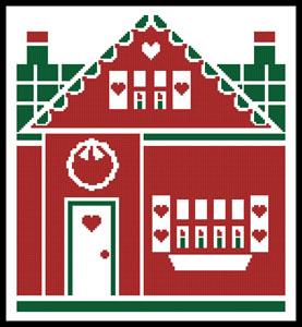 Little Christmas Cottage 1 - Artecy Cross Stitch