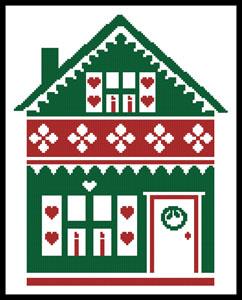 Little Christmas Cottage 2 - Artecy Cross Stitch