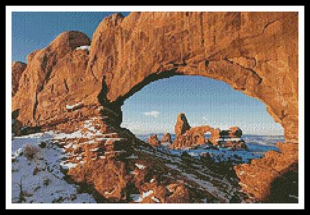 Turret Arch (Crop) - Artecy Cross Stitch