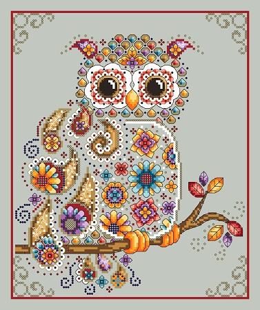 Paisley Owl - Shannon Christine Designs