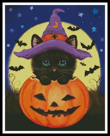 Halloween Kitty - Artecy Cross Stitch