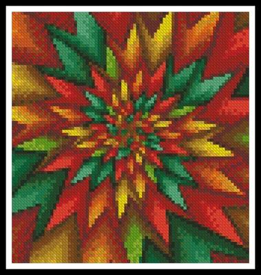 Mini Christmas Fractal - Artecy Cross Stitch