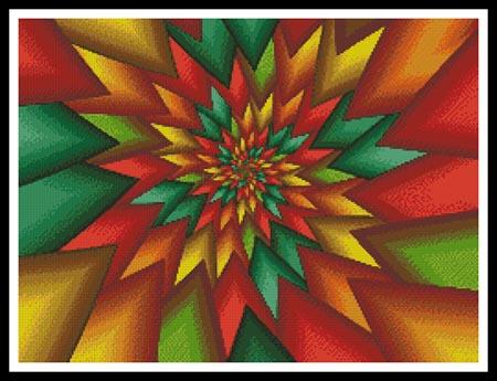 Christmas Fractal - Artecy Cross Stitch